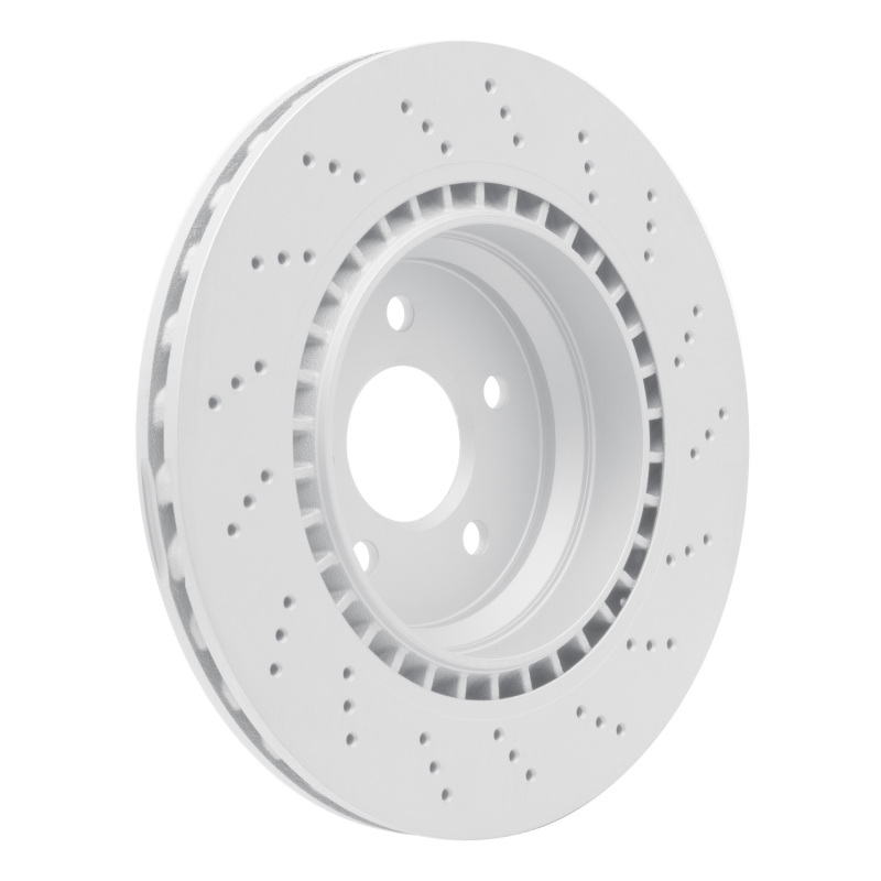 Mercedes-Benz SL55 AMG Brake Rotor (1) - Rear - R1 Concepts - GEOSPEC Coated Rotor - Drilled - `03-`12